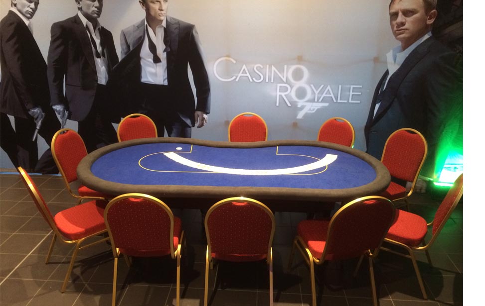 poker table hire